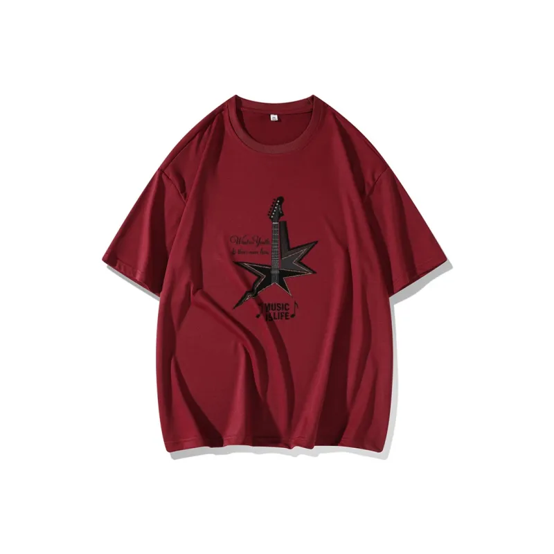 FAIRWHALE Drop Shoulder Sleeve T Shirt Women's-6