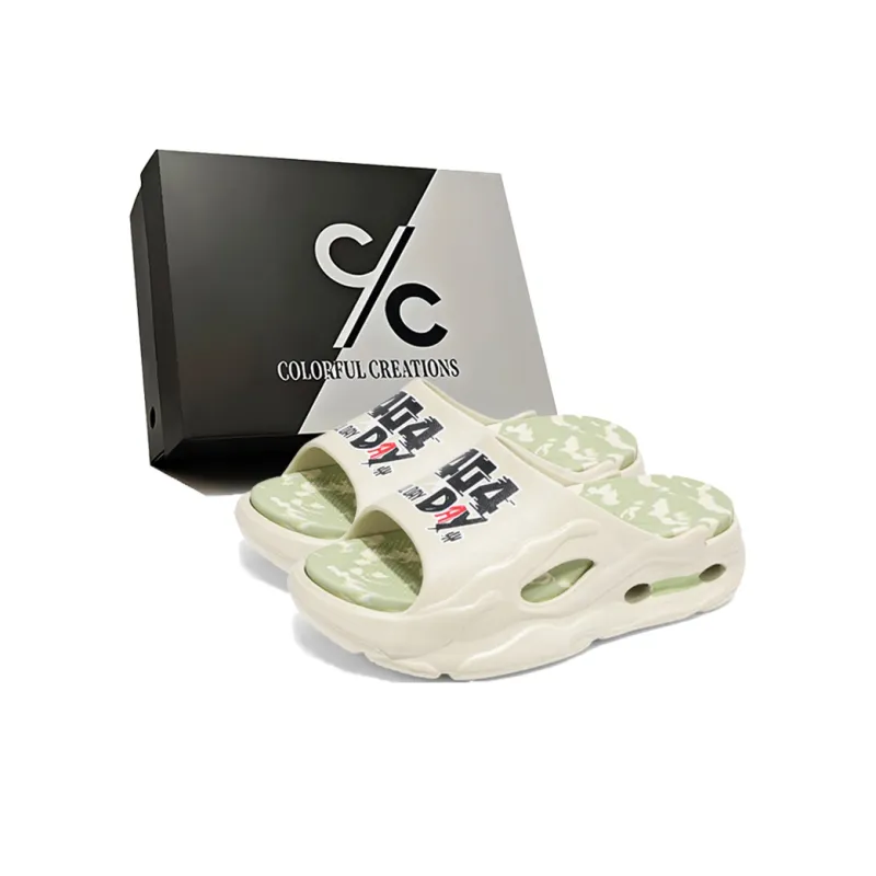 Colorful Creations EVA Quiet, Slip Resistant, Quick Dry Slide Slippers Men's-10