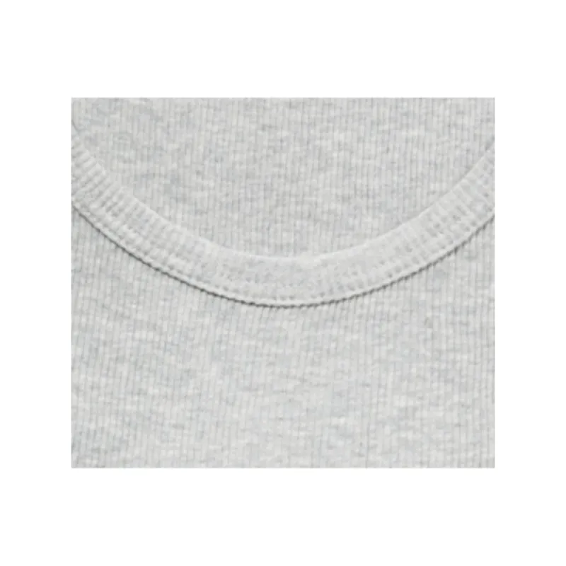 UNIQLO Tank Tops Unisex Gray-1