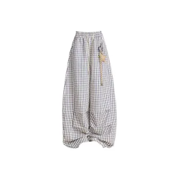 ABCMININ Casual Pants Women's Blue