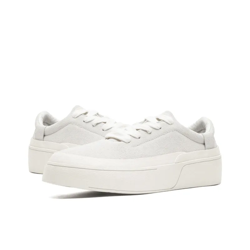 MEXICAN Slip Resistant, Abrasion Resistant, Lightweight Low Top Skateboard Shoes Men's White-3
