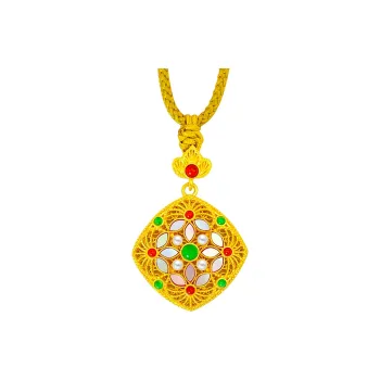 DEMONE S999 Fine Silver Sterling Silver Necklaces Women's