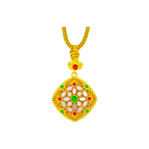 DEMONE S999 Fine Silver Sterling Silver Necklaces Women's