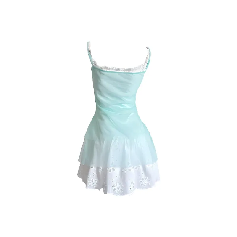 Fashion Comfortable Sea Salt Elf Style Vacation Skirt Set Women's-8