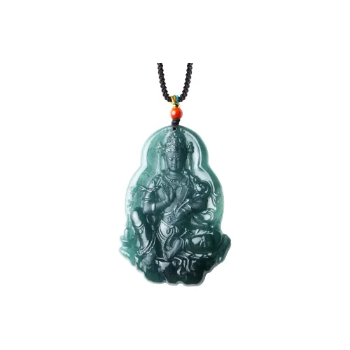 Clear Snow Ice Glutinous Necklaces Unisex