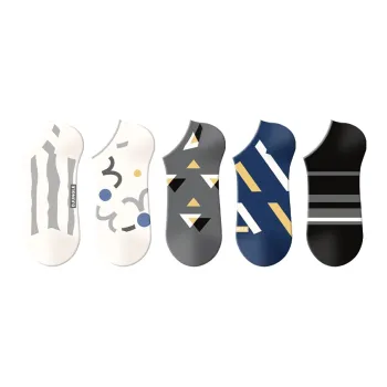 DJUNGLE No Show Socks Unisex 5 Pack