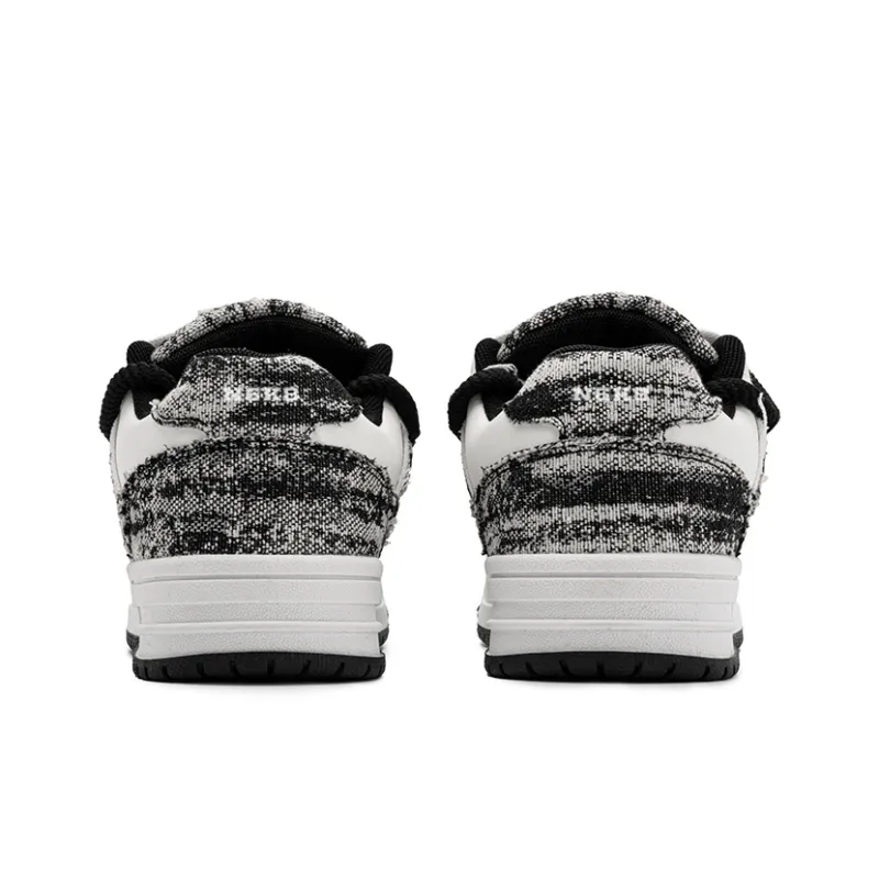 N6K8 Anti Slip Wear Resistant Low Top Skateboard Shoes Unisex-3