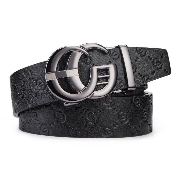 POLOMEISDO Top Grain Cow Leather Belts Men's 3.5CM-0