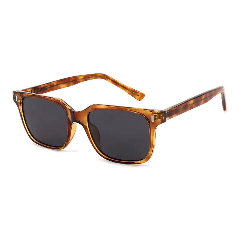 JEKA TR/Memory Plastic Round Sunglasses Unisex-6