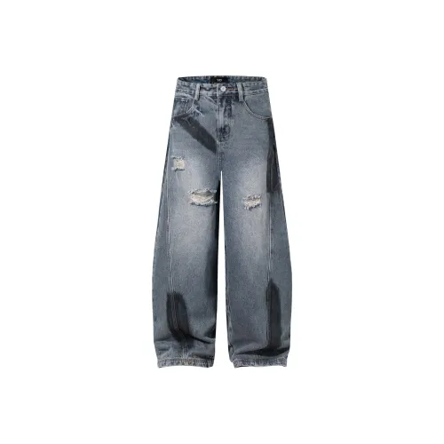 A02 Jeans Unisex Color Blocking