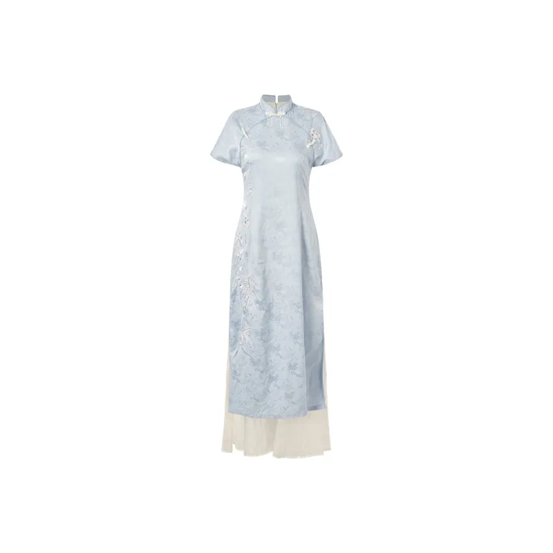 Mu Xiao Xin Short Sleeved Dress Women's-0