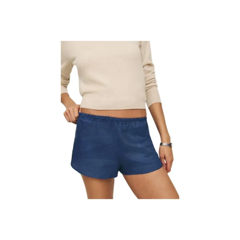REFORMATION Tiffie Linen Short Casual Shorts Women's-0