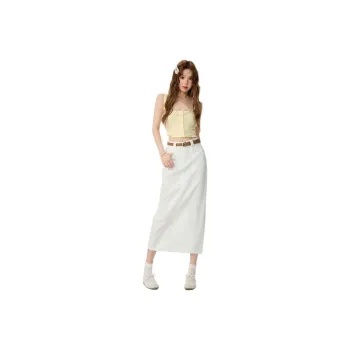 MADALLO Denim Long Skirt Women's