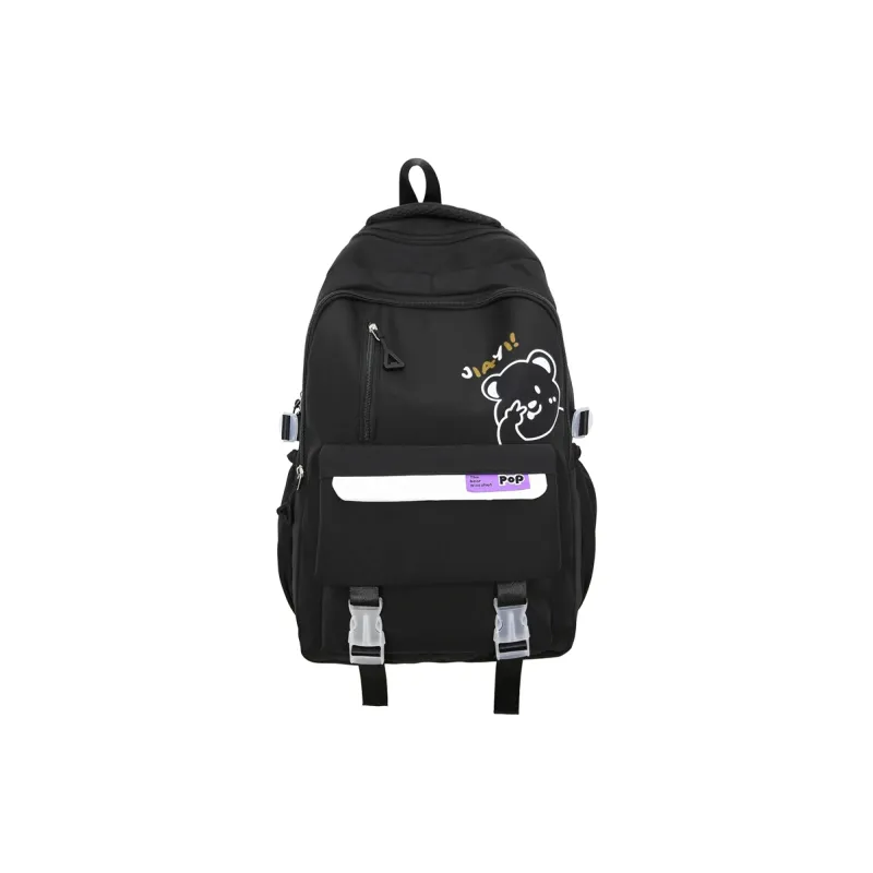 Yalu Nylon Backpack Unisex Multicolor-9