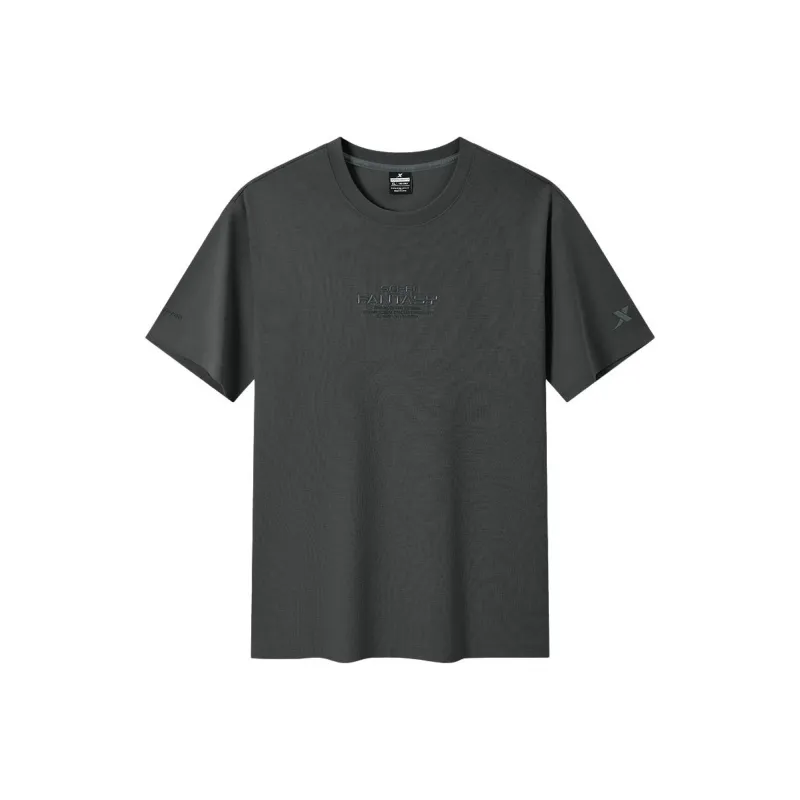 XTEP T Shirt Men's Mudstone Gray-0