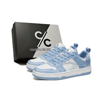 Colorful Creations Slip Resistant, Abrasion Resistant, Breathable, Height Increasing Low Top Skateboard Shoes Men's