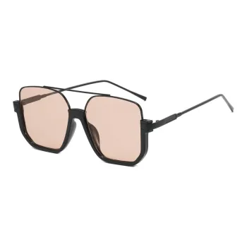 YALMY Metal PC Square Sunglasses Unisex