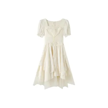 SYEEE WITH U Short Sleeved Dress Women's