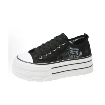 Puppytown Height Increasing Breathable Low Top Skateboard Shoes Women's