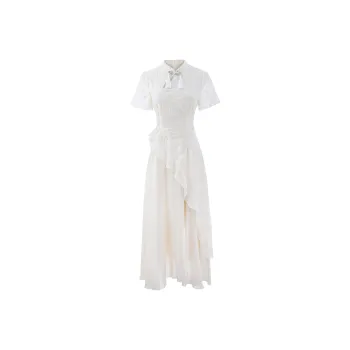 DOSOHEB Short Sleeved Dress Women's