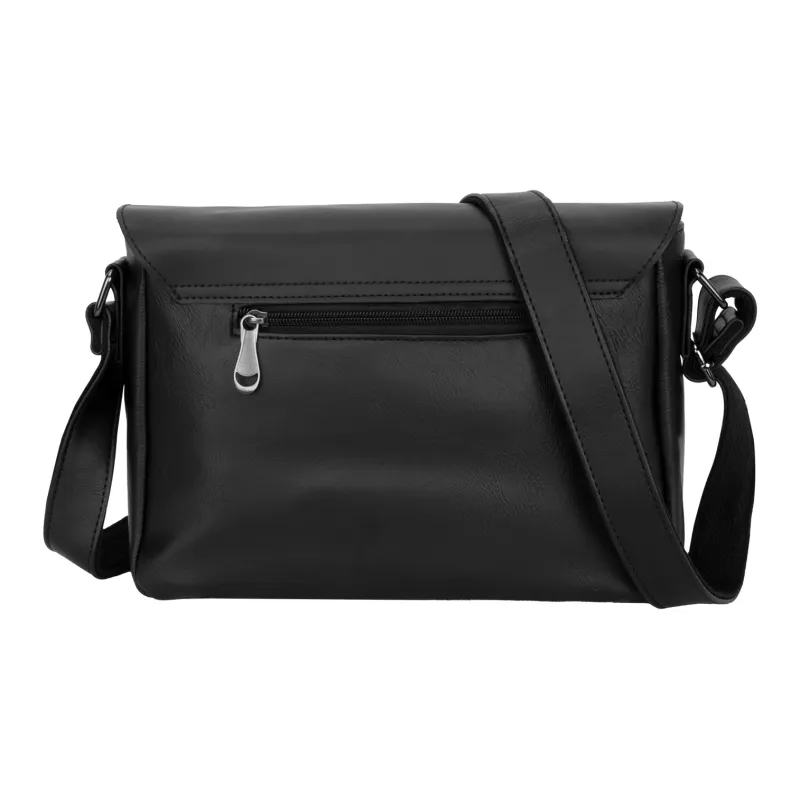 Jeep PU Large Capacity Travel Messenger Bag, Shoulder Bag, Crossbody Bag Regular Unisex Black/Coffee/Earth Yellow-2