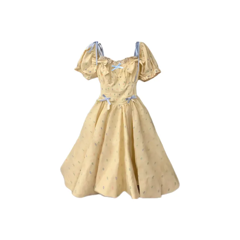 Peaches Peaches Short Sleeved Dress Women's-13