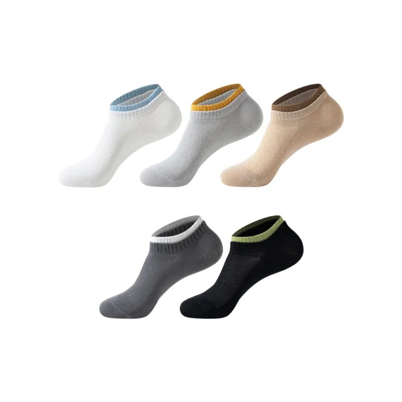 PLANDOO Ankle Socks Men's 5 Pack-0