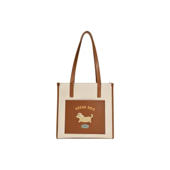 TOUTOU Synthetic Leather Shoulder Bag Regular Women's Pearl Milk Tea Brown