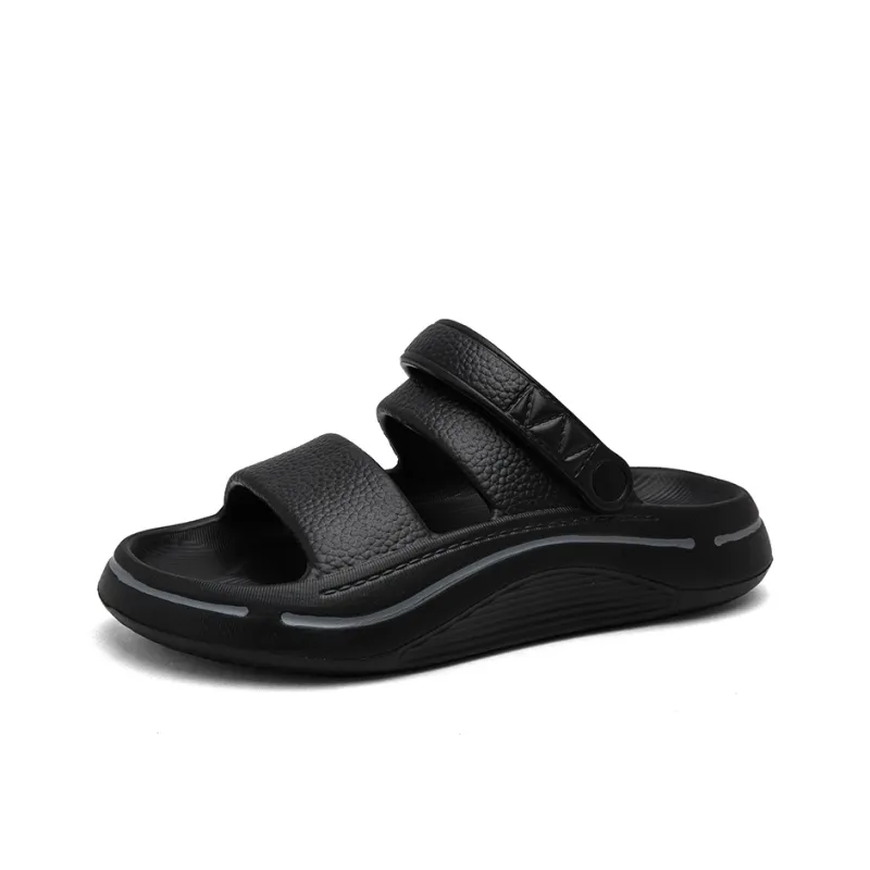 FCMM Beach Sandals Men Black Gray/Black Green/White Blue-4