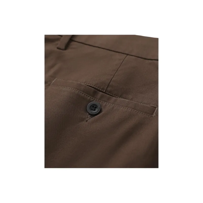 Dance With Wolves Casual Pants Men's Coffee-4