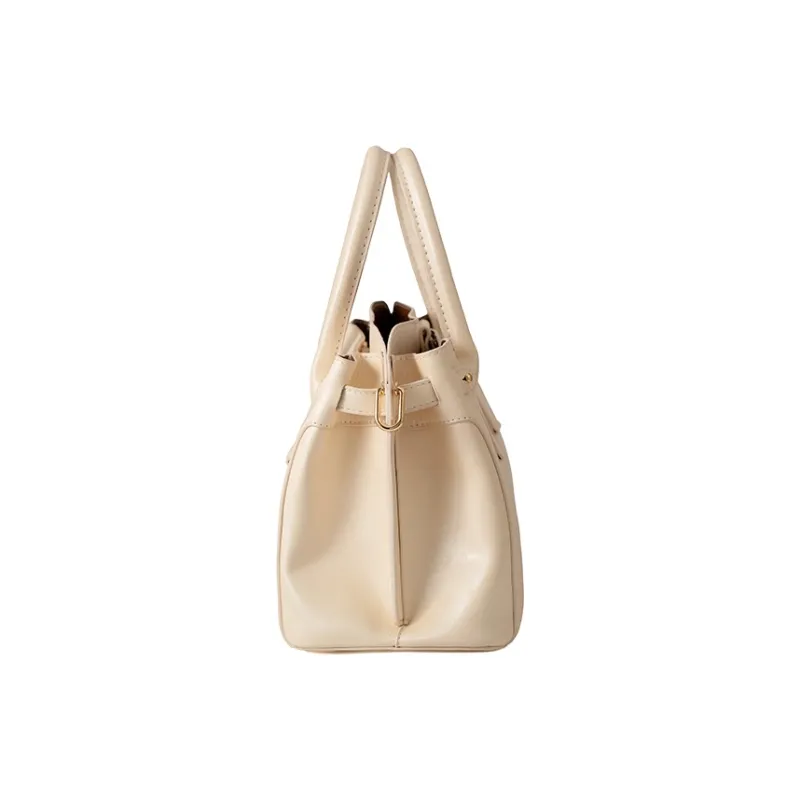 Vigno Synthetic Leather Shoulder Bag, Crossbody Bag, Handbag Regular Women's Ecru-2