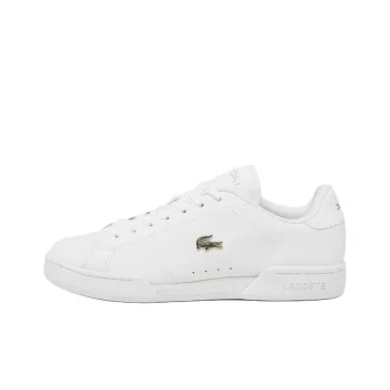 LACOSTE Wear resistant And Lightweight Low Top Skateboard Shoes Women's White