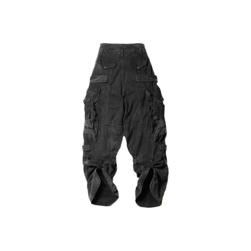JULIUS Cargo Pants Men Gray-3