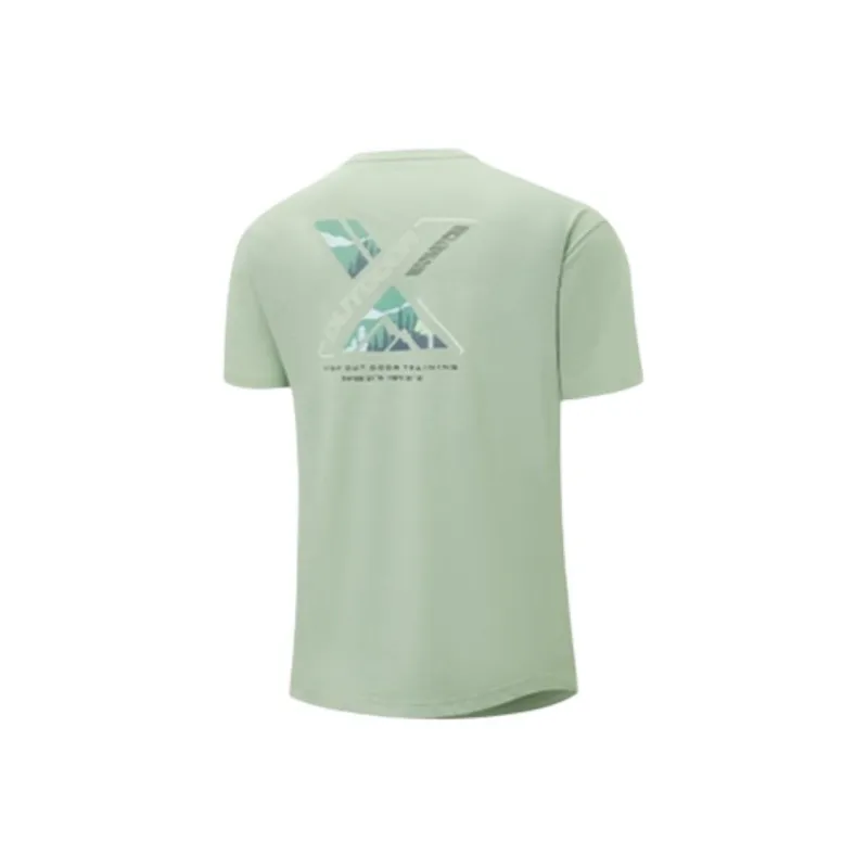 XTEP T Shirt Men's Bamboo Moon Green-1