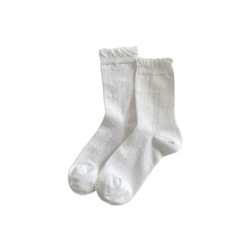Gentle Welcome Mid Calf Socks Unisex Combo Set-0