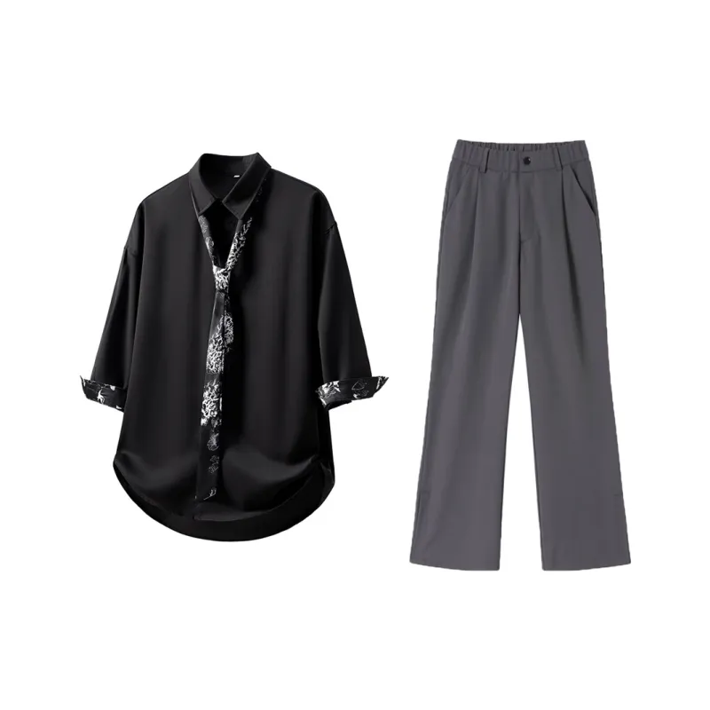 ROSECREED Shirt Matching Set Unisex-0