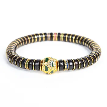 Tianzong Coconut Shell Beads Bracelets Unisex