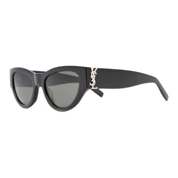 SAINT LAURENT Acetate Cat Eye Sunglasses Women's Black