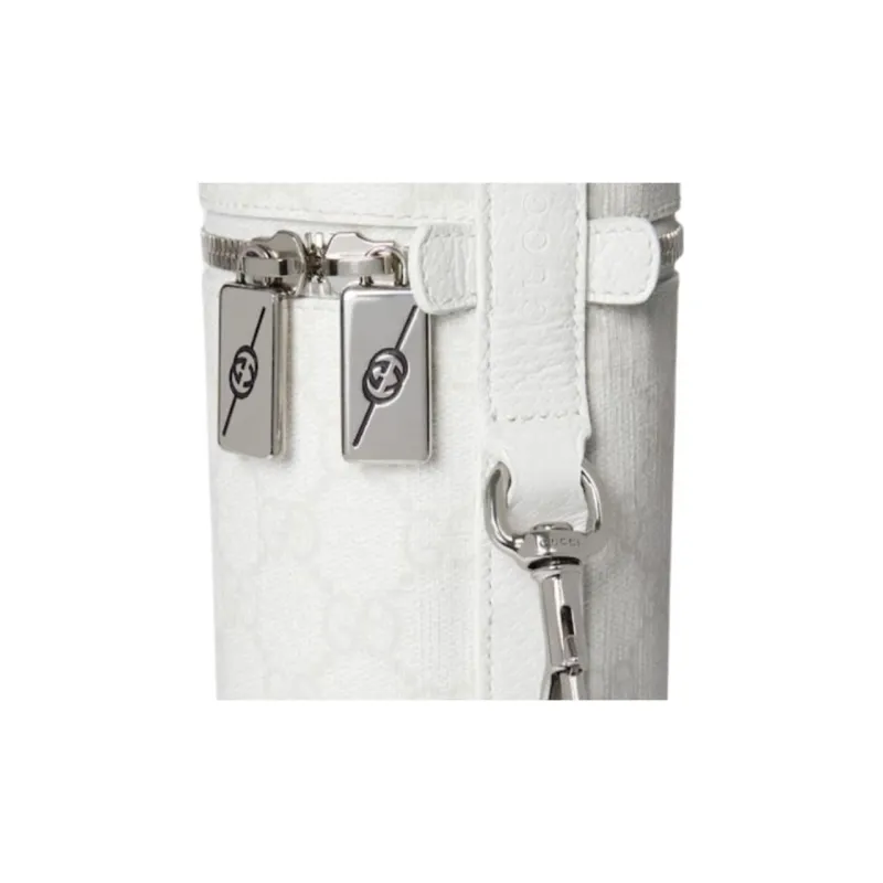 GUCCI GG Supreme Canvas Tennis Ball Storage Bag For Travel Men's White-7