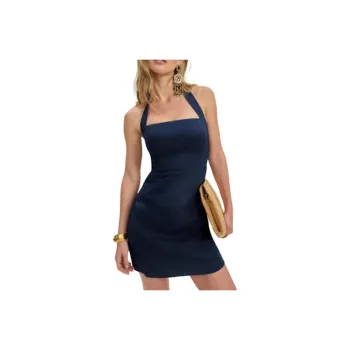 REFORMATION Junia Linen Dress Sleeveless Dress Women's
