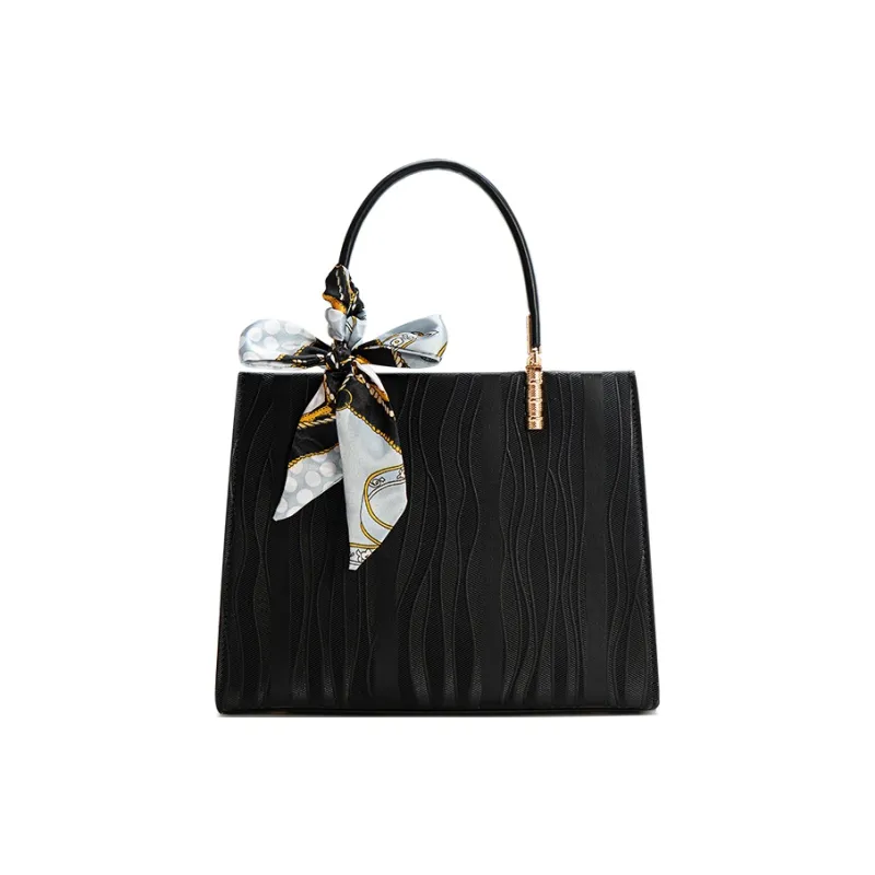 Vigno Synthetic Leather Handbag, One Shoulder, Crossbody Bag Regular Women's Black-1