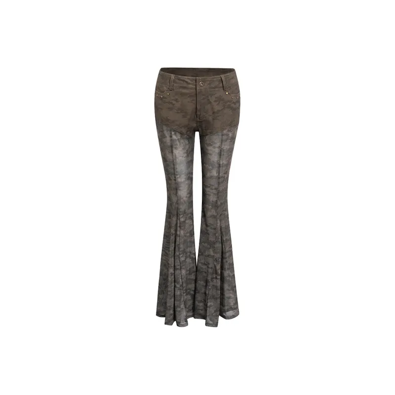Ariseism Casual Pants Women's Camouflage-0