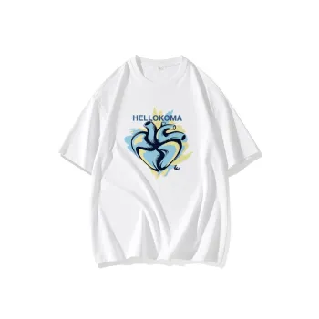 FAIRWHALE Drop Shoulder Sleeve T Shirt Women's