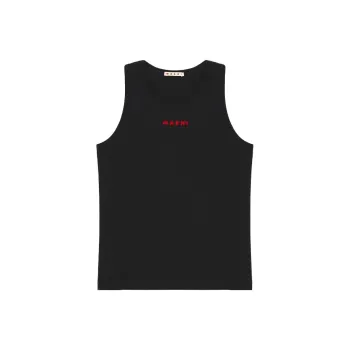 MARNI Logo embroidered Tank Top