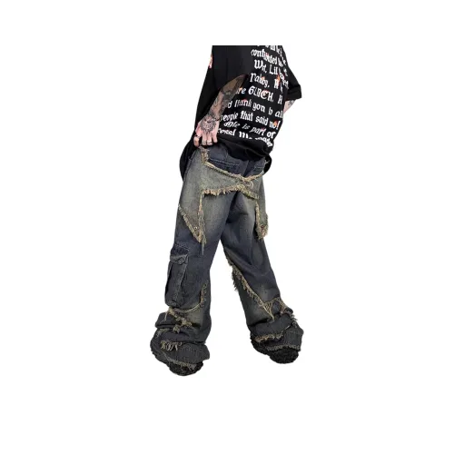 Emoji Jeans Unisex Blue