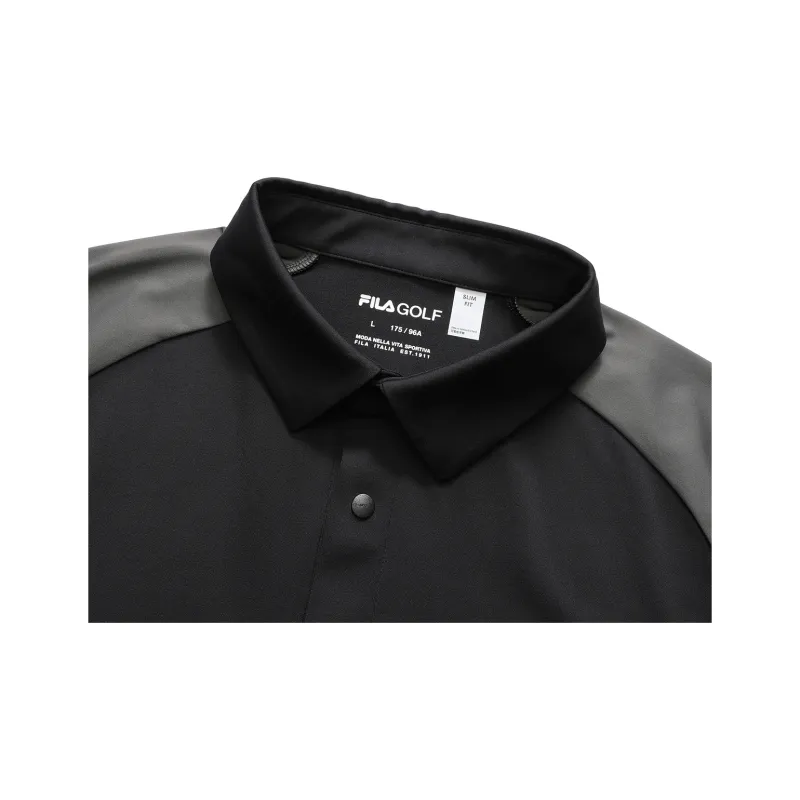 FILA Golf Series Polo Shirt Men's Pitch Black-2