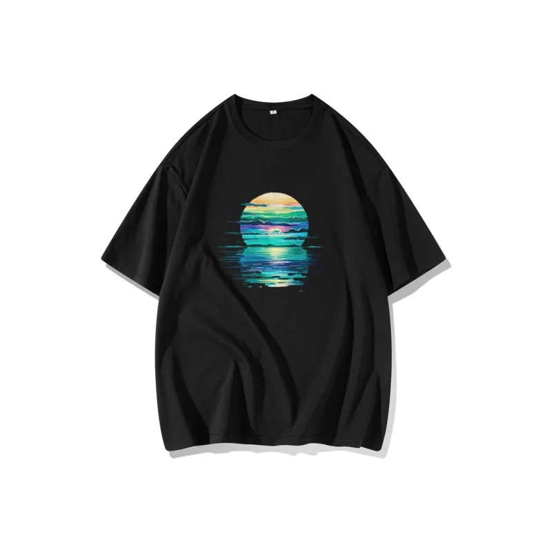 FAIRWHALE Drop Shoulder Sleeve T Shirt Women's-3