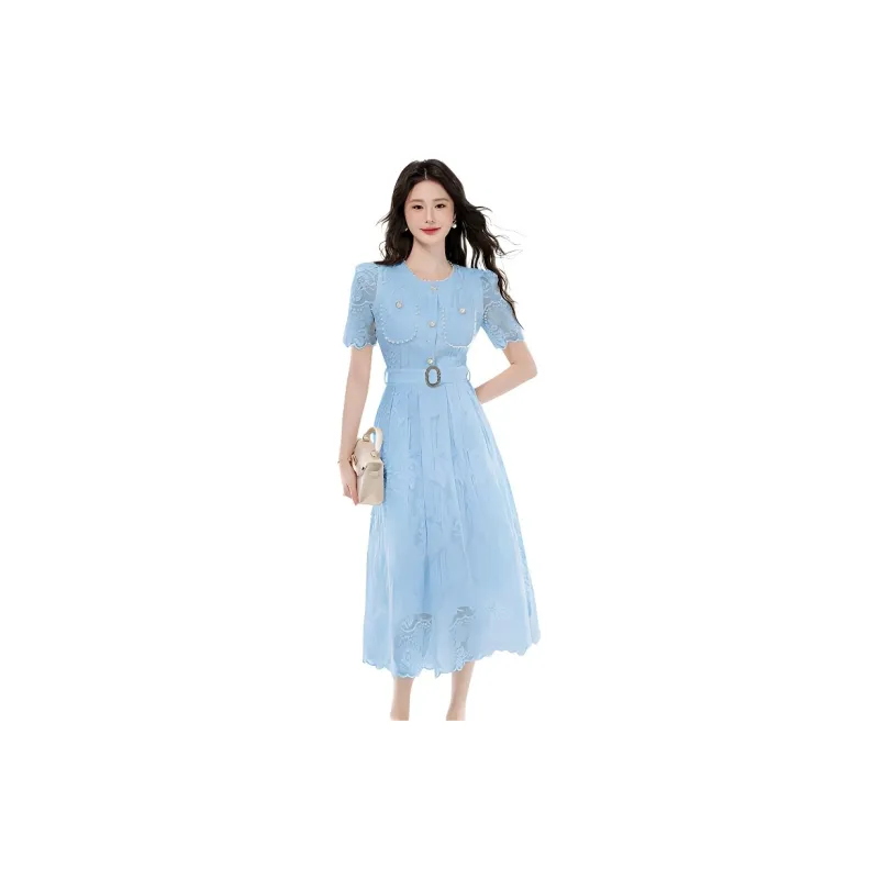 SNZX Short Sleeved Dress Women's-4