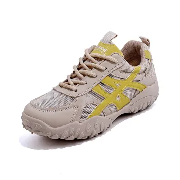 ZULISHI Casual Shoes Women's Low Top Beige Black/Beige