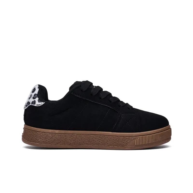 MUKALUO Anti Slip Wear Resistant Low Top Skateboard Shoes Women's-8